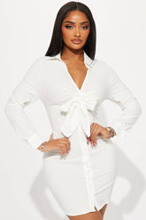 Keri button down dress